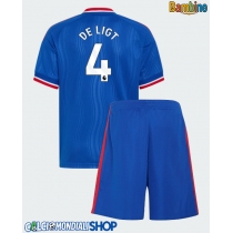 Maglie da calcio Manchester United Matthijs de Ligt #4 Seconda Maglia Bambino 2026-27 Manica Corta + Pantaloni corti)